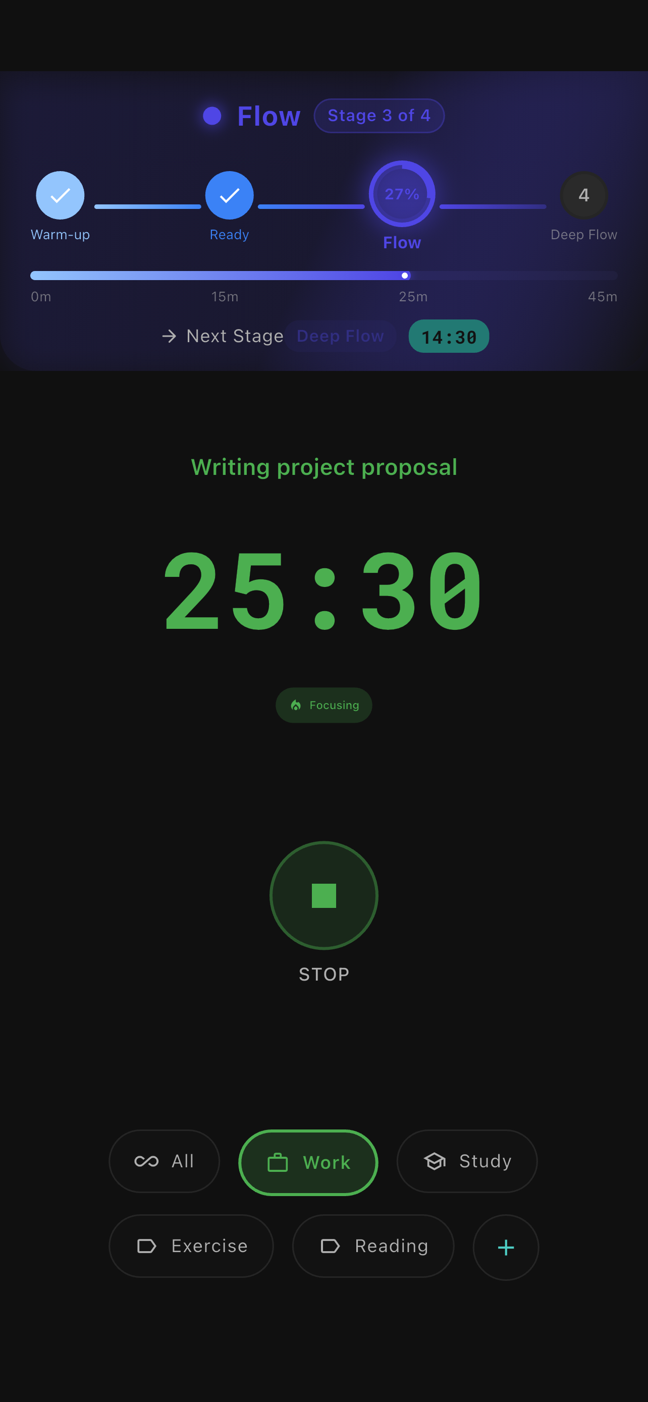 Flowmodoro Focus Timer