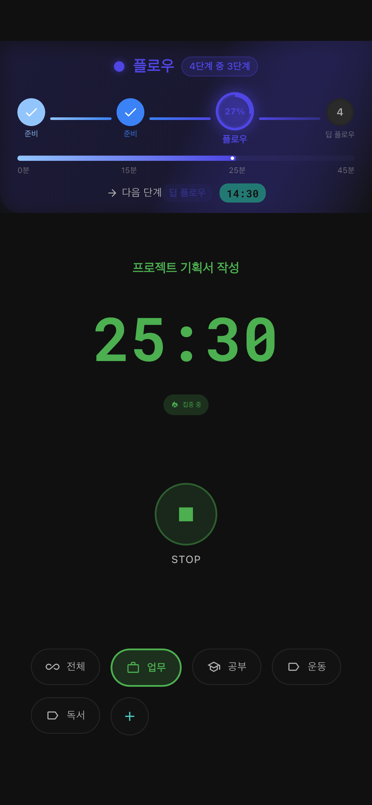 Flowmodoro 집중 타이머